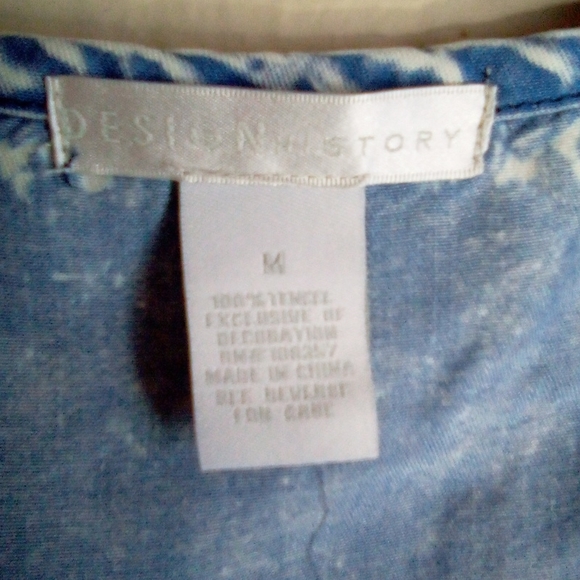 Nwt Design History acid wash embroidered dress - Picture 7 of 13